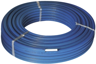 Systeembuis 26x3 Isol/6 Blauw 25meter (Henco)